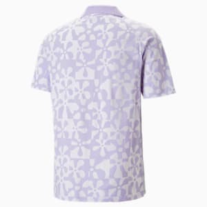 Polo estampado PUMA x BOB ESPONJA para hombre, Vivid Violet